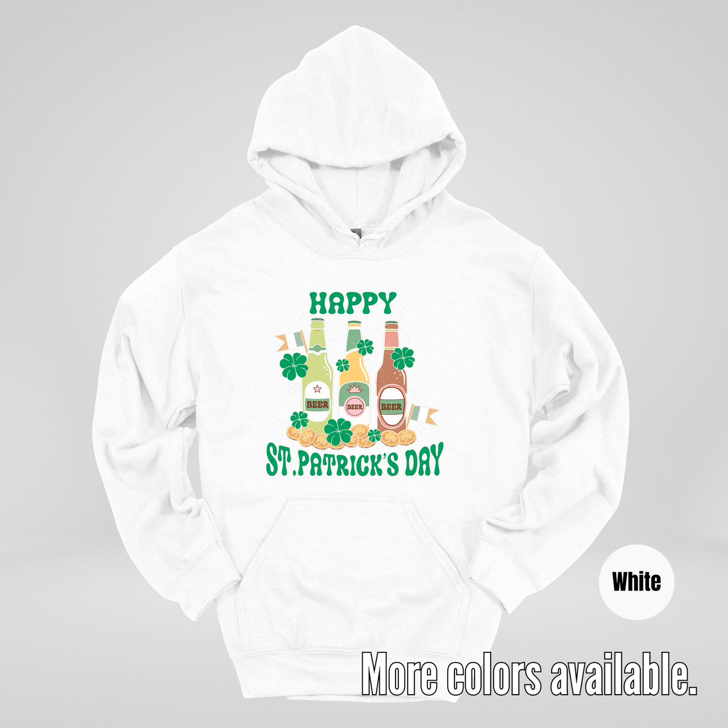 Three Bottles Saint Patrick's Day Hoodie