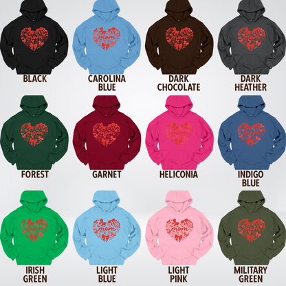 Mom Red Bow Coquette Hoodie