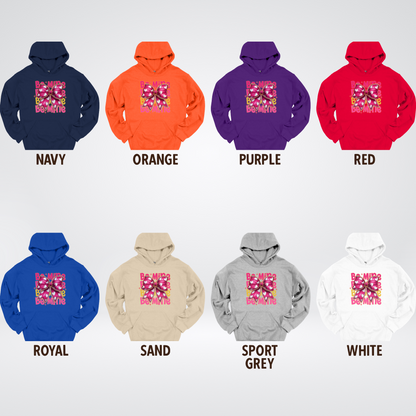 Be Mine Coquette Pink & Gold Hoodie