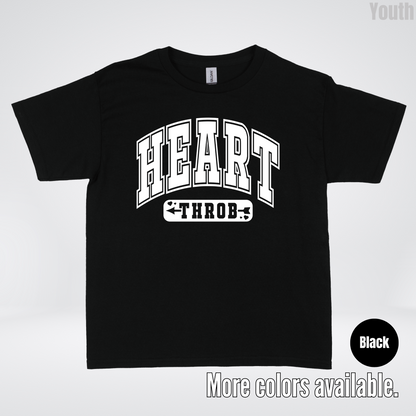 Heart Throb - White Design - Youth T-Shirt