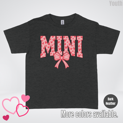 Mini Coquette Hearts Valentines Day Youth T-Shirt