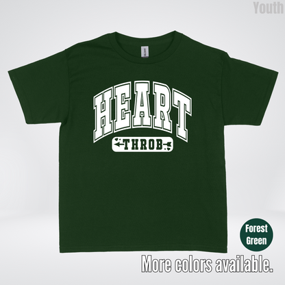 Heart Throb - White Design - Youth T-Shirt