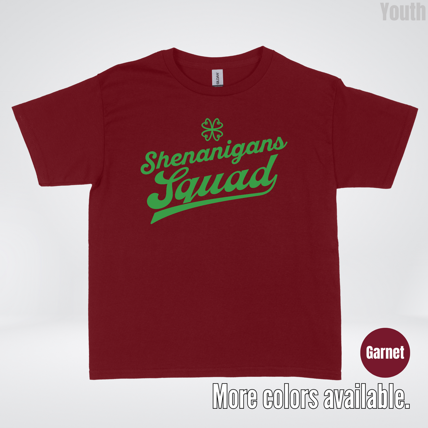 Shenanigans Squad - Green Design - St. Patrick's Day Youth T-Shirt