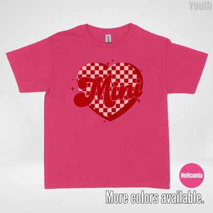 Mini Checkered Heart Youth T-Shirt