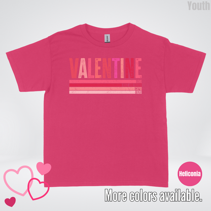 Valentine Hugs & Kisses Youth T-Shirt