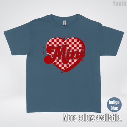 Mini Checkered Heart Youth T-Shirt