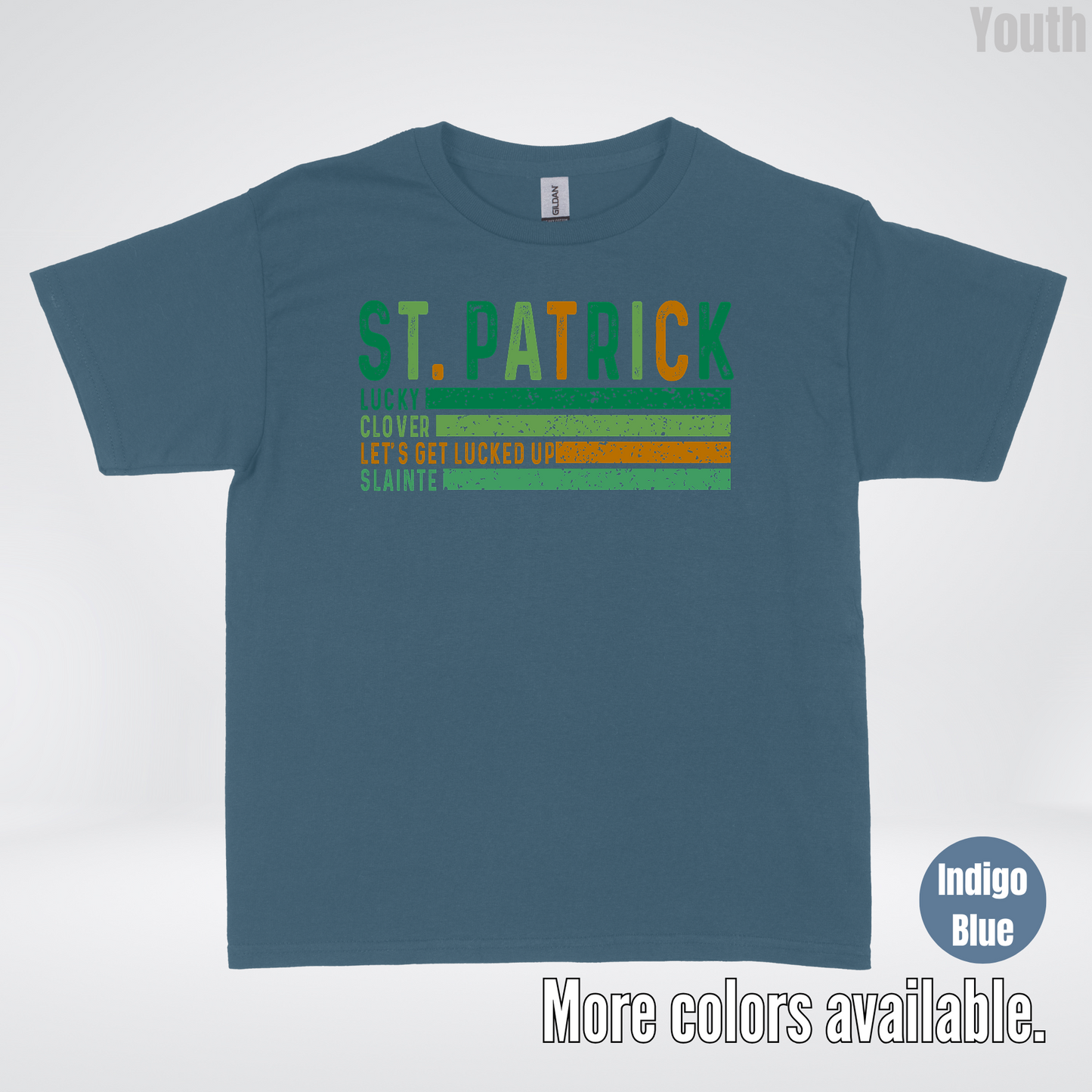 St. Patrick's Lucky Clover Let's Get Lucked Up Slainte St. Patrick's Day Youth T-Shirt