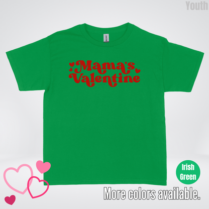 Mamas Valentine Retro Red Design Youth T-Shirt