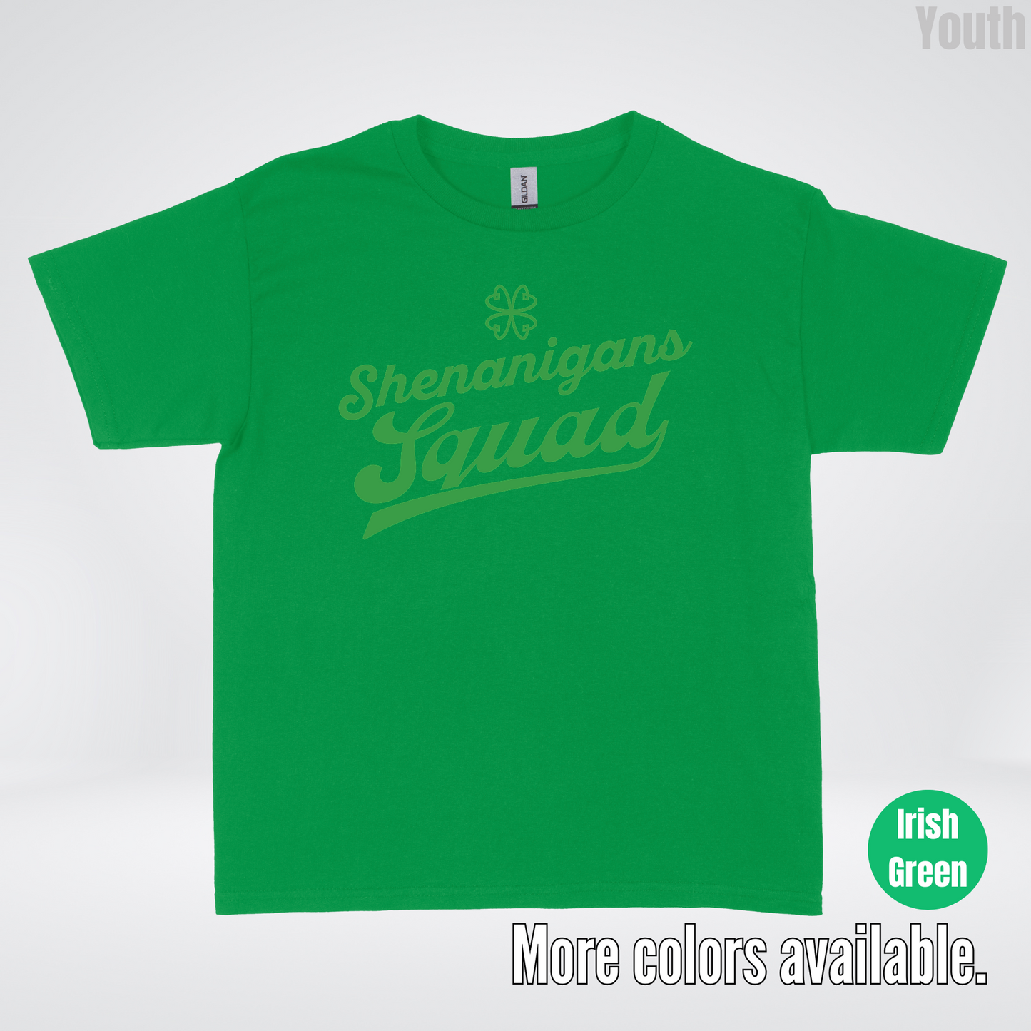 Shenanigans Squad - Green Design - St. Patrick's Day Youth T-Shirt