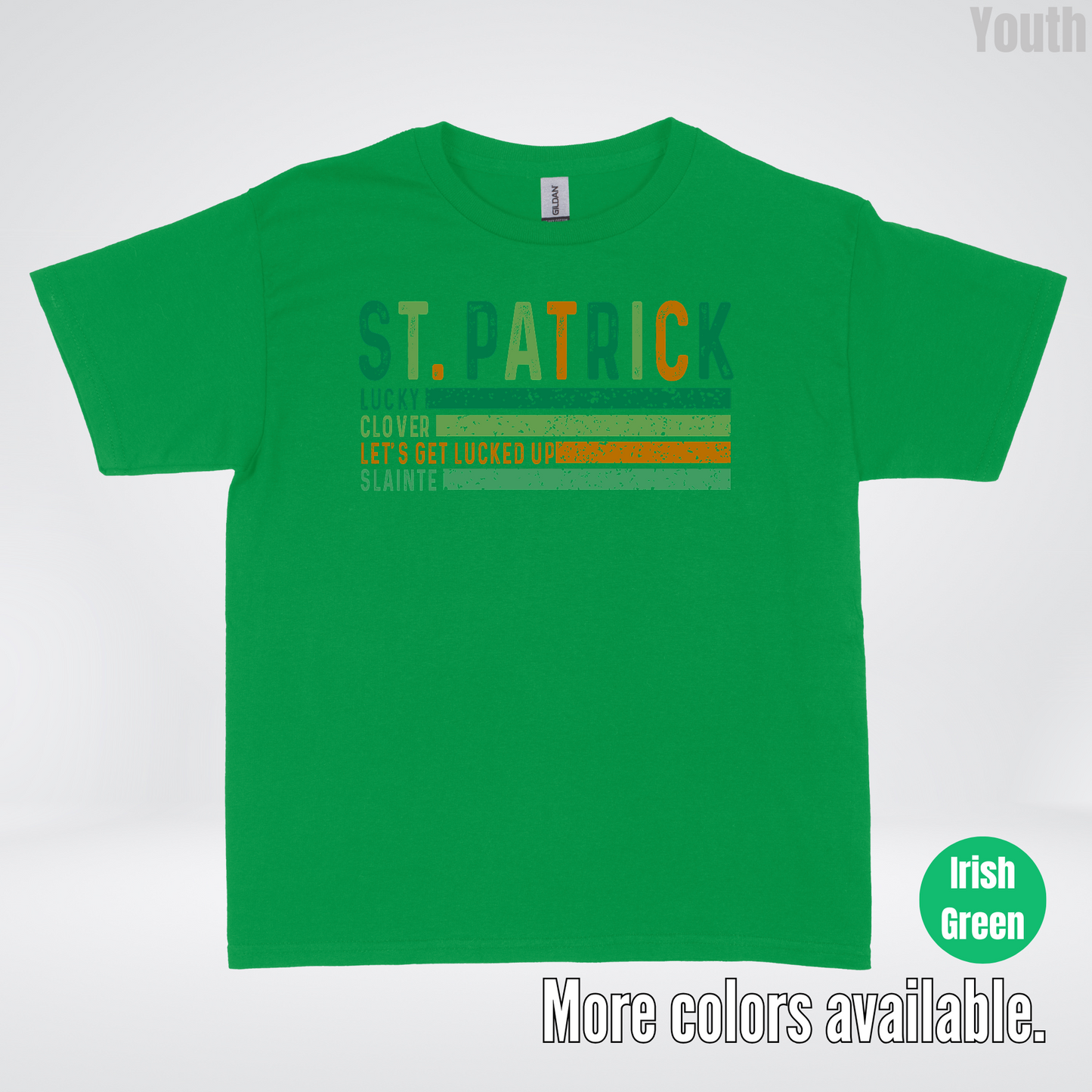 St. Patrick's Lucky Clover Let's Get Lucked Up Slainte St. Patrick's Day Youth T-Shirt
