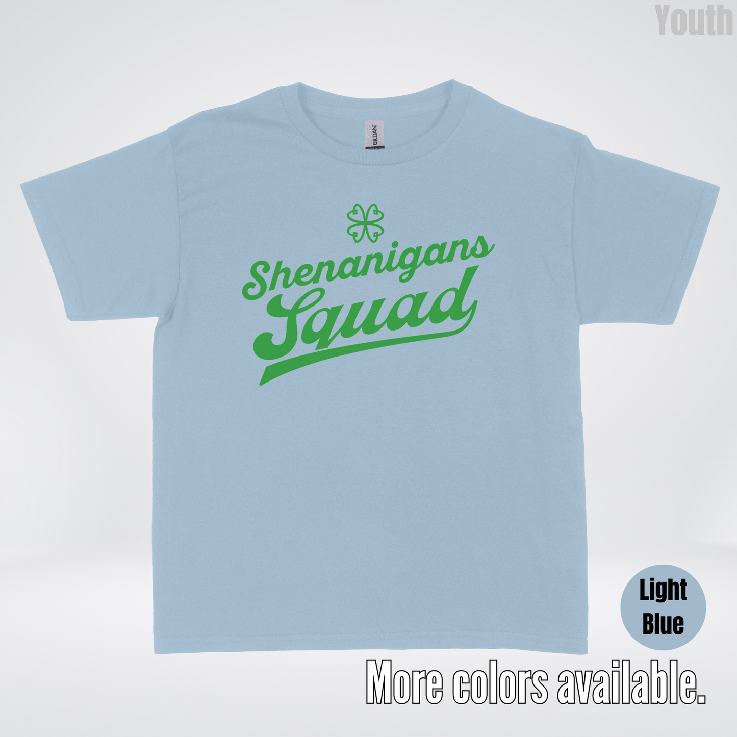 Shenanigans Squad - Green Design - St. Patrick's Day Youth T-Shirt