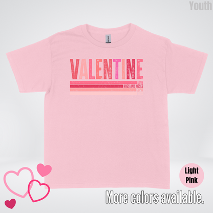 Valentine Hugs & Kisses Youth T-Shirt