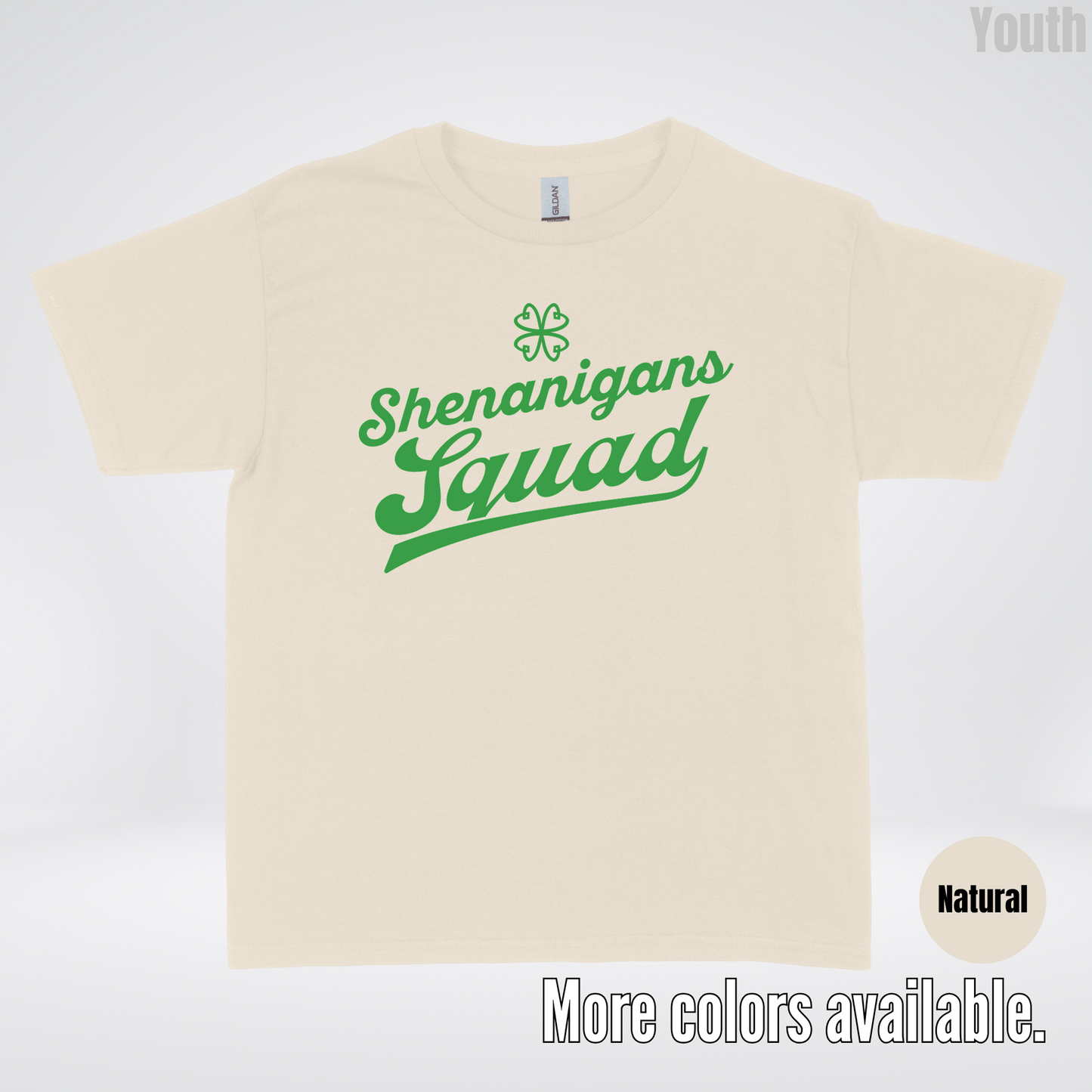 Shenanigans Squad - Green Design - St. Patrick's Day Youth T-Shirt