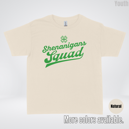 Shenanigans Squad - Green Design - St. Patrick's Day Youth T-Shirt