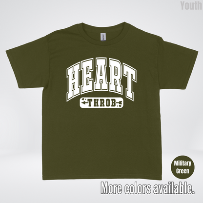 Heart Throb - White Design - Youth T-Shirt