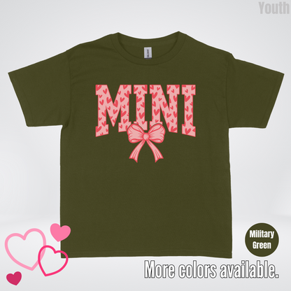 Mini Coquette Hearts Valentines Day Youth T-Shirt