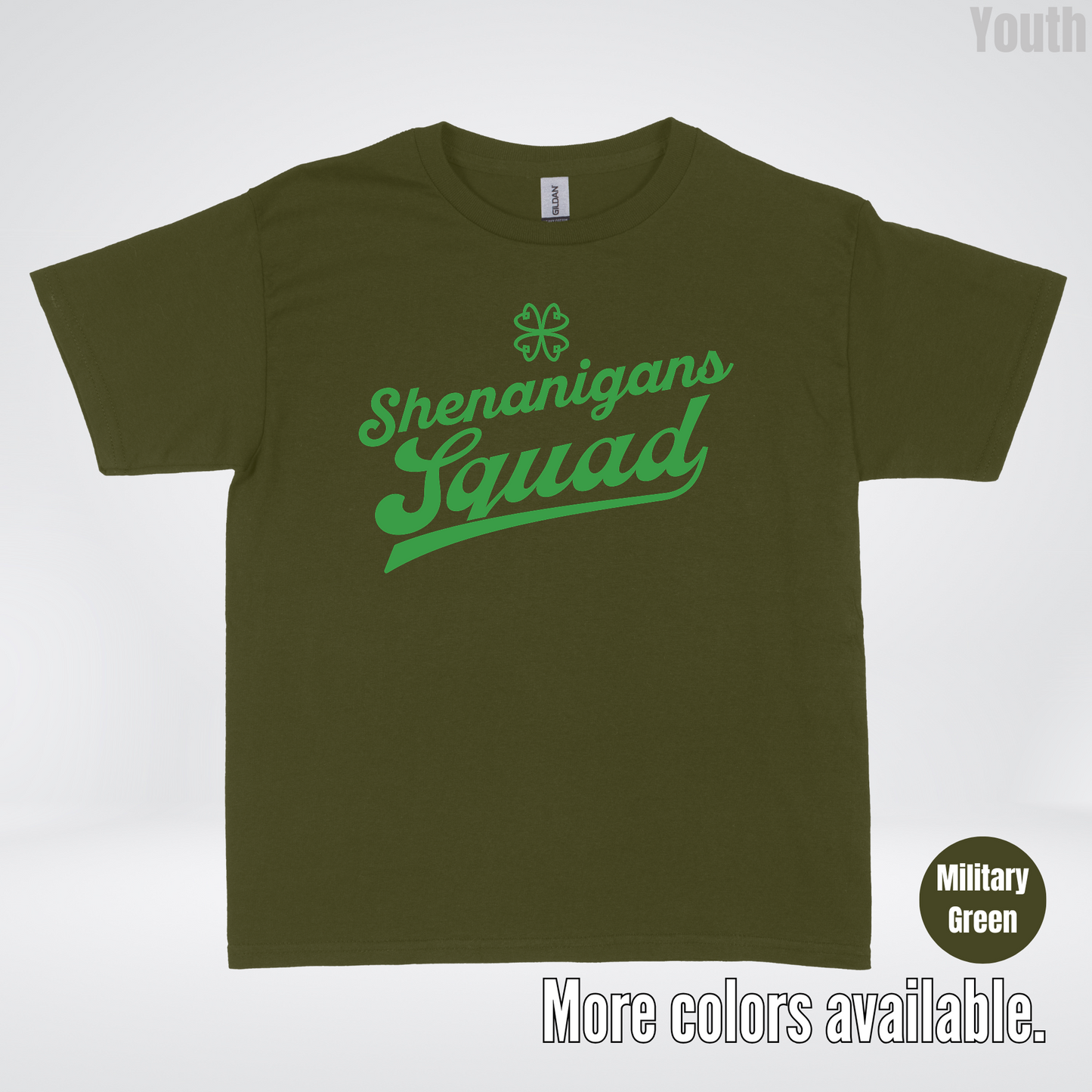 Shenanigans Squad - Green Design - St. Patrick's Day Youth T-Shirt