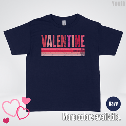 Valentine Hugs & Kisses Youth T-Shirt