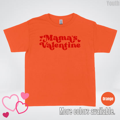 Mamas Valentine Retro Red Design Youth T-Shirt