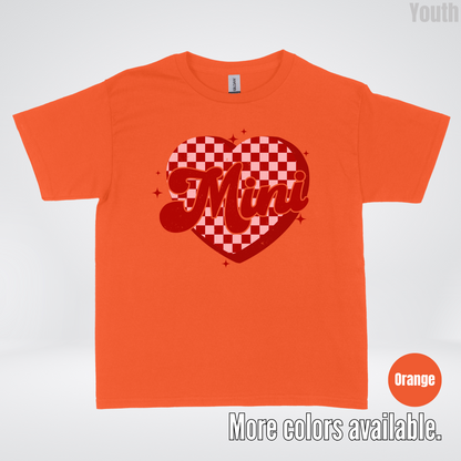 Mini Checkered Heart Youth T-Shirt