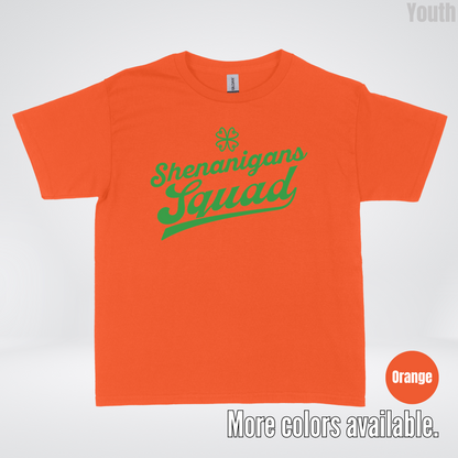 Shenanigans Squad - Green Design - St. Patrick's Day Youth T-Shirt