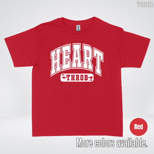 Heart Throb - White Design - Youth T-Shirt