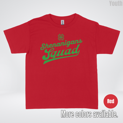Shenanigans Squad - Green Design - St. Patrick's Day Youth T-Shirt