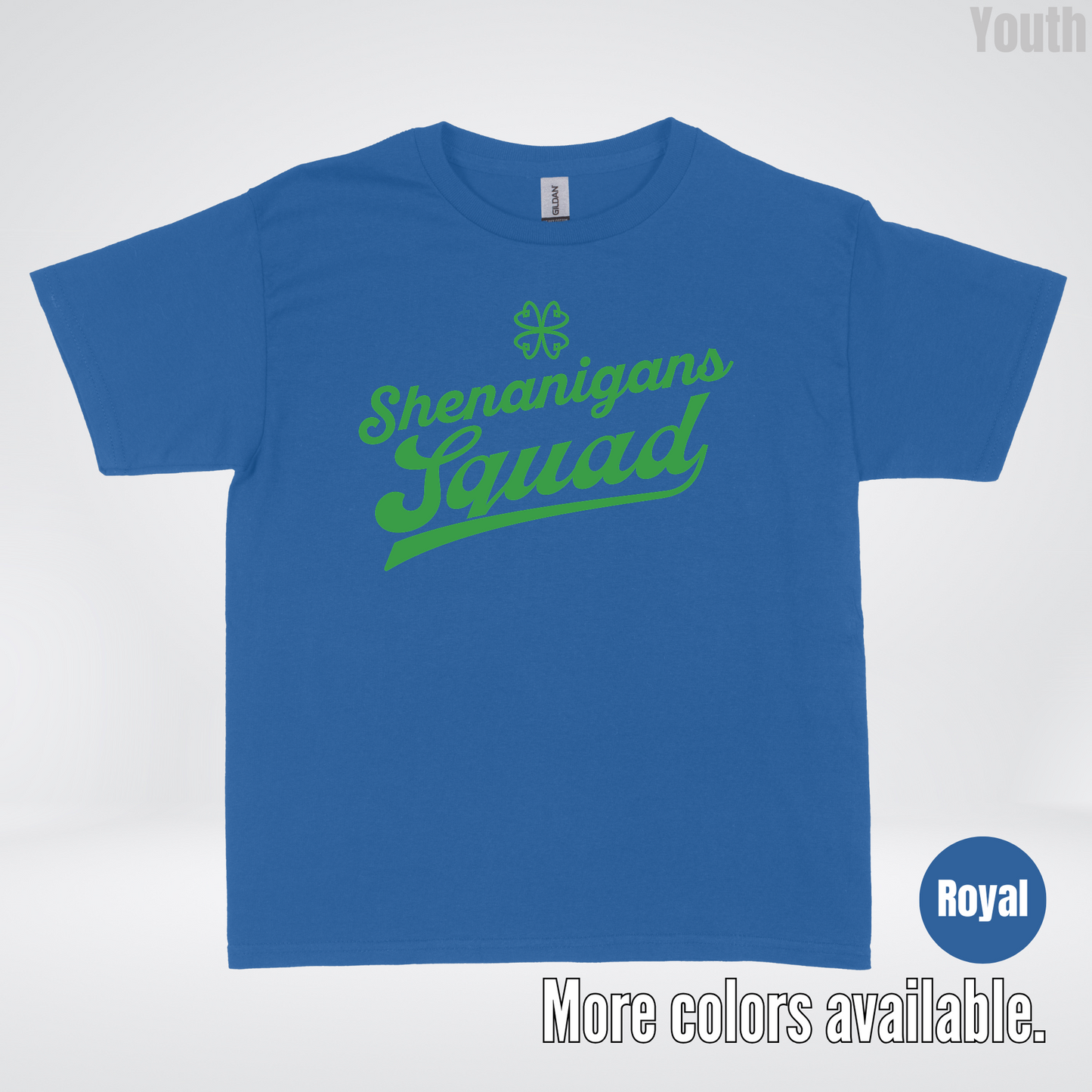 Shenanigans Squad - Green Design - St. Patrick's Day Youth T-Shirt