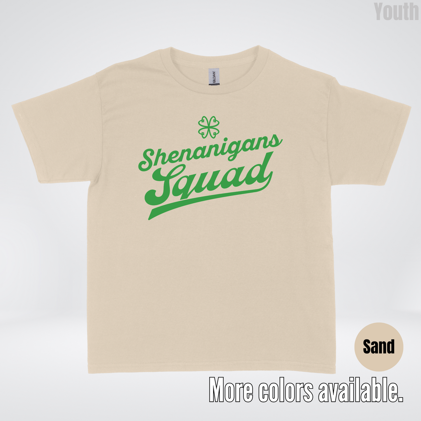 Shenanigans Squad - Green Design - St. Patrick's Day Youth T-Shirt