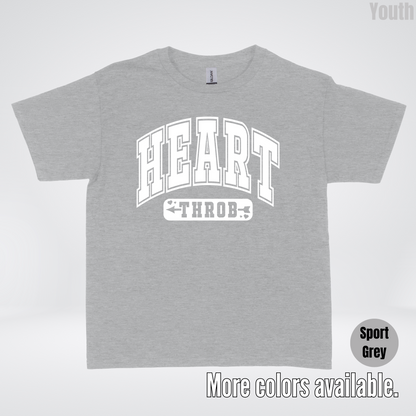 Heart Throb - White Design - Youth T-Shirt