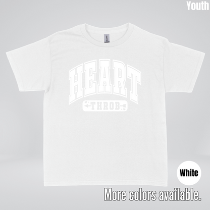 Heart Throb - White Design - Youth T-Shirt