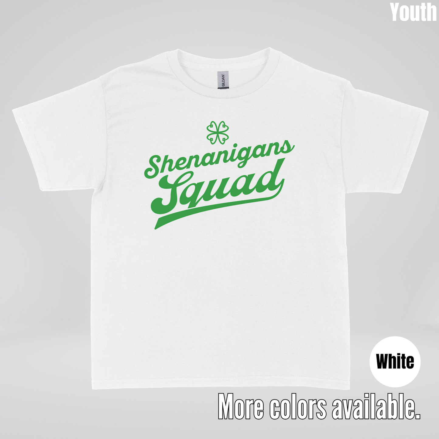 Shenanigans Squad - Green Design - St. Patrick's Day Youth T-Shirt