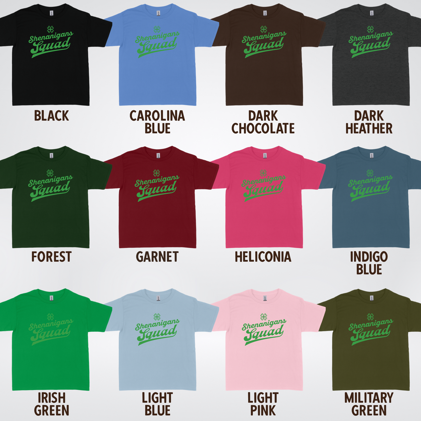 Shenanigans Squad - Green Design - St. Patrick's Day Youth T-Shirt