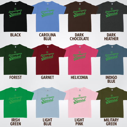 Shenanigans Squad - Green Design - St. Patrick's Day Youth T-Shirt