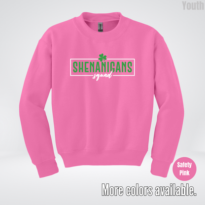 Shenanigans Squad 2 – Saint Patrick’s Day Youth Crewneck Sweatshirt