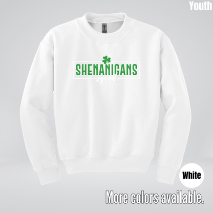 Shenanigans Squad 2 – Saint Patrick’s Day Youth Crewneck Sweatshirt