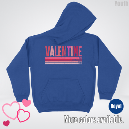 Valentine Hugs & Kisses Youth Hoodie