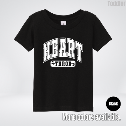 Heart Throb - White Design - Toddler T-Shirt