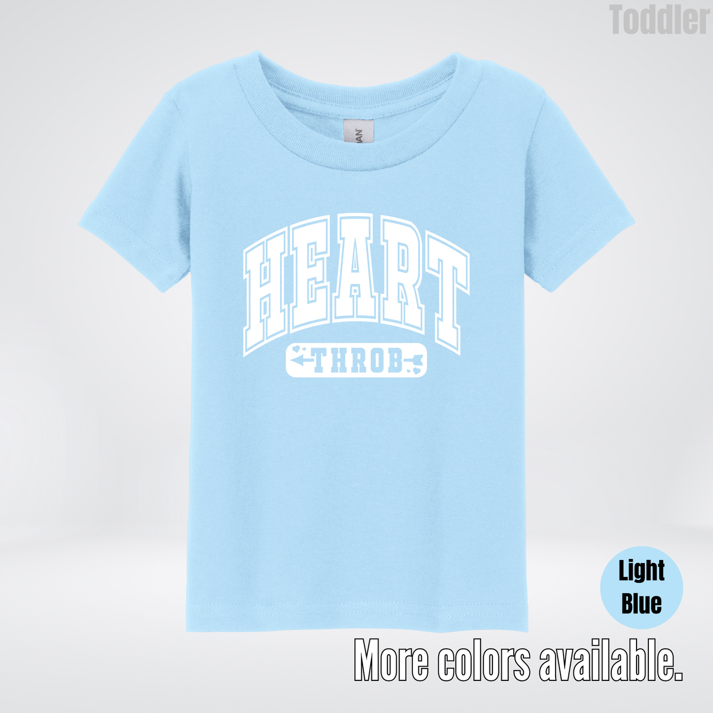 Heart Throb - White Design - Toddler T-Shirt