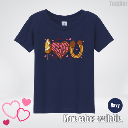 I Love You Elote Concha Churro Toddler T-Shirt