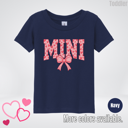 Mini Coquette Hearts Valentines Day Toddler T-Shirt