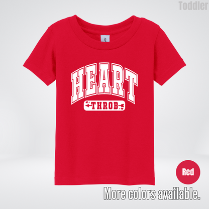 Heart Throb - White Design - Toddler T-Shirt