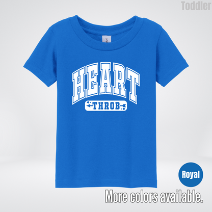 Heart Throb - White Design - Toddler T-Shirt