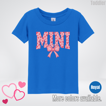 Mini Coquette Hearts Valentines Day Toddler T-Shirt