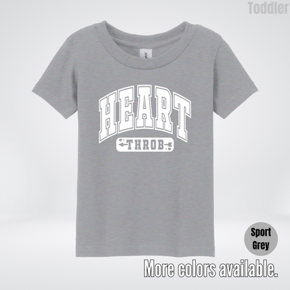 Heart Throb - White Design - Toddler T-Shirt