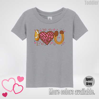 I Love You Elote Concha Churro Toddler T-Shirt