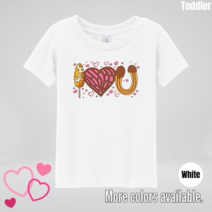 I Love You Elote Concha Churro Toddler T-Shirt