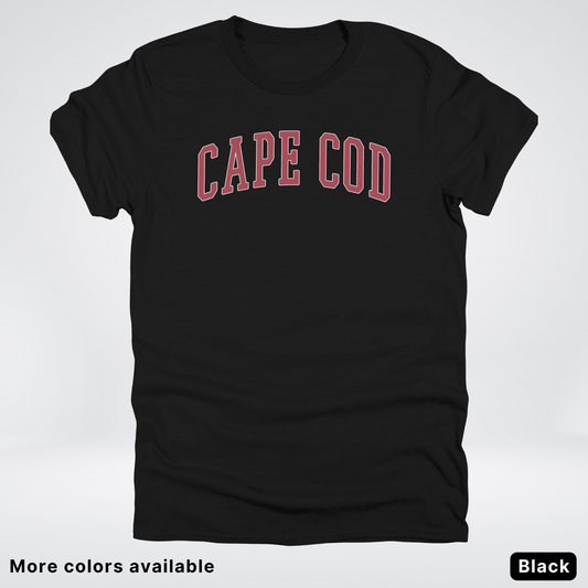 Cape Cod Destination - Red Design - T-Shirt