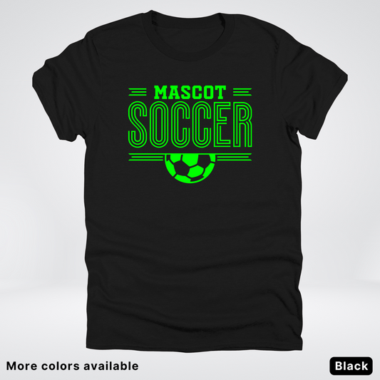 Custom Mascot – Green Design 21 - Soccer T-Shirt