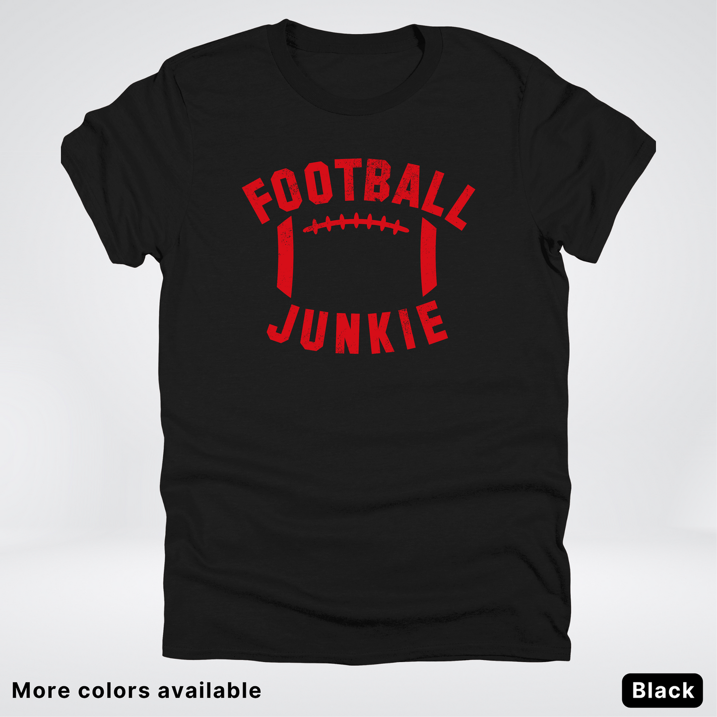 Football Junkie – Red Design - T-Shirt